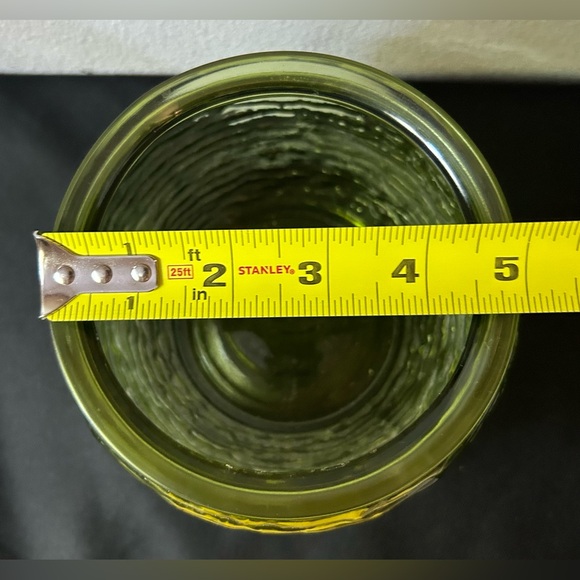 National Potteries Rippled Glass Planter/ vase 7" Columbus, Ohio - Picture 6 of 6